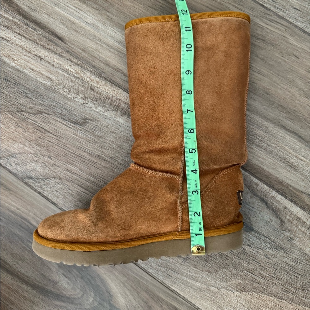 UGG Chestnut Suede Tall Boots. Women’s size 7. GUC - Picture 12 of 16